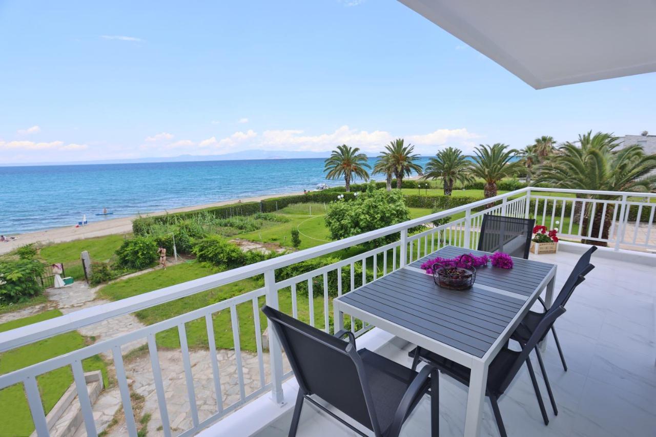 Beach Front Casa Elena Hanioti Ngoại thất bức ảnh