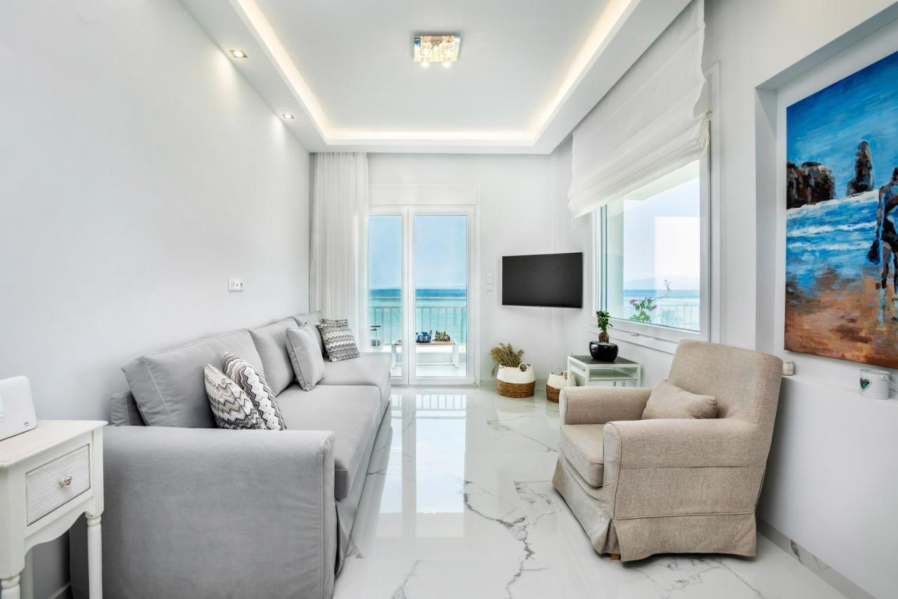 Beach Front Casa Elena Hanioti Ngoại thất bức ảnh