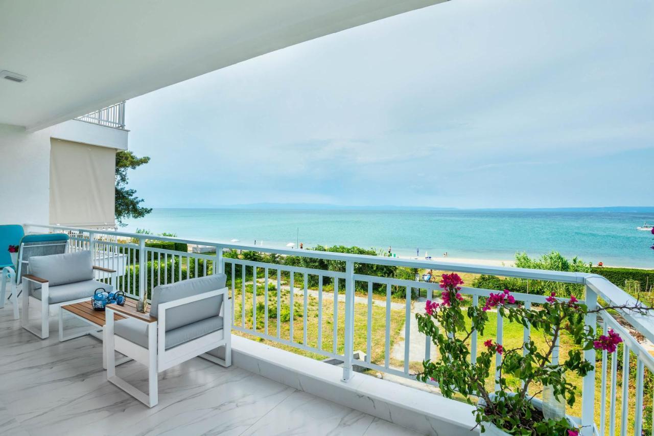 Beach Front Casa Elena Hanioti Ngoại thất bức ảnh