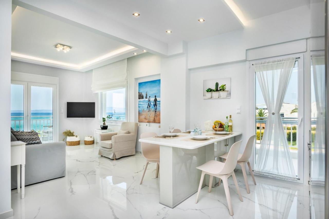 Beach Front Casa Elena Hanioti Ngoại thất bức ảnh
